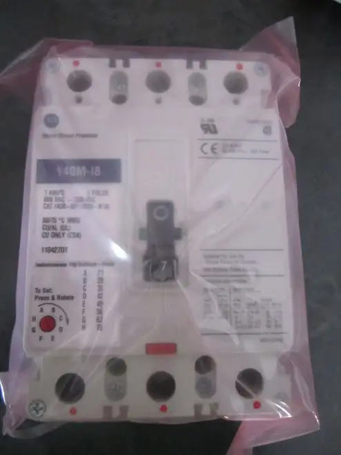 Allen-Bradley 7 Amp Motor Circuit Protector 140M-I8P-B70S-M Breaker
