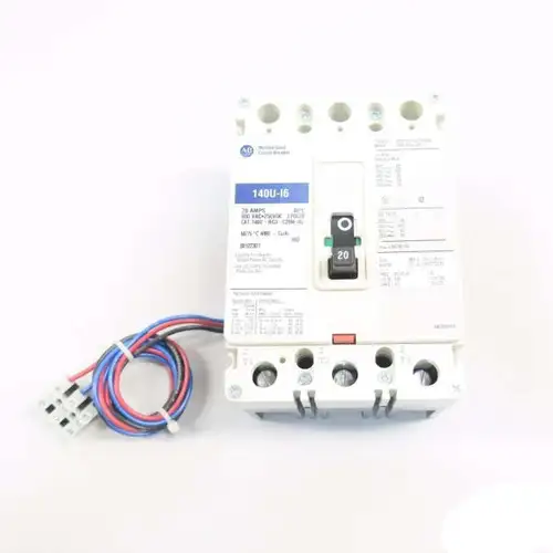 Allen Bradley 140U-I6C3-C20M 3 Pole 20 Amp 600 Volt Line/Load Lugs