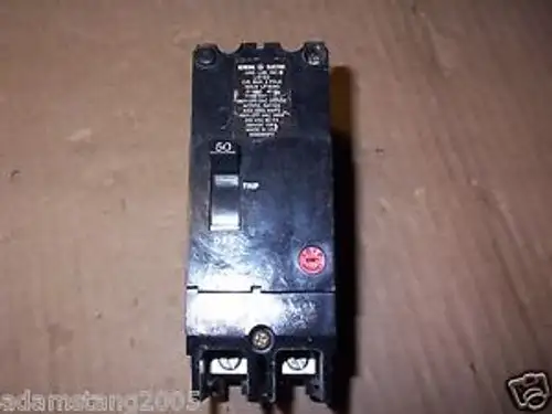 GE TEY TEY250 2 pole 50 amp circuit breaker