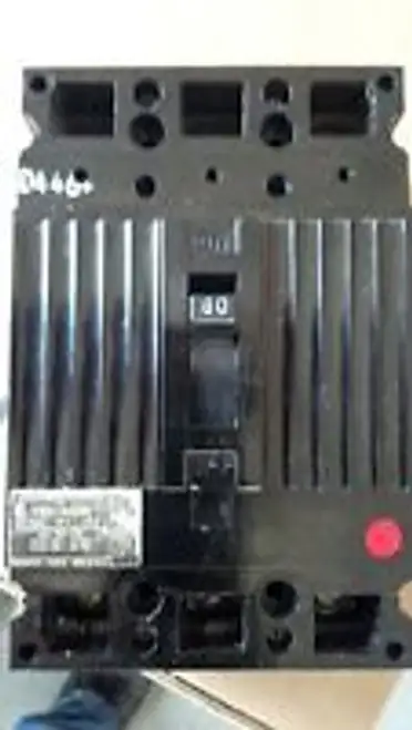 GENERAL ELECTRIC 480 VOLT 60 AMP. CIRCUIT BREAKER 3 POLE-TED134060