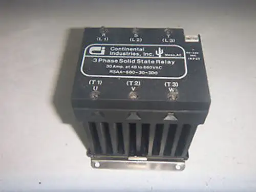 Continental Industries Relay 30 amp RSAA-660-30-3DO