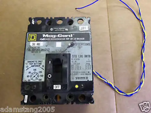 Square D Fal Fal3603013M1212 3 Pole 30 Amp 600V Breaker Fal36030-13M1212