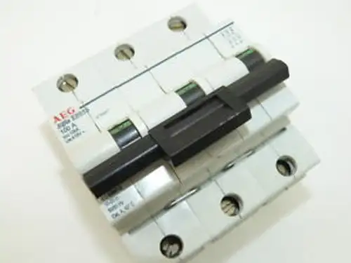 Aeg Elfa E883S 3P 100A 415V Breaker