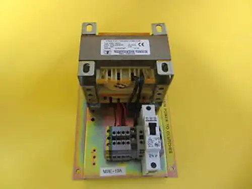 Transformator-Teknik Ab En014879 W/ Malmbergs Breaker S191C10 & Term. Block