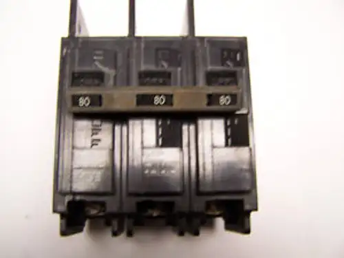 Ite Bq3B080H 80 Amp 3 Pole Breaker Bqh G-19B