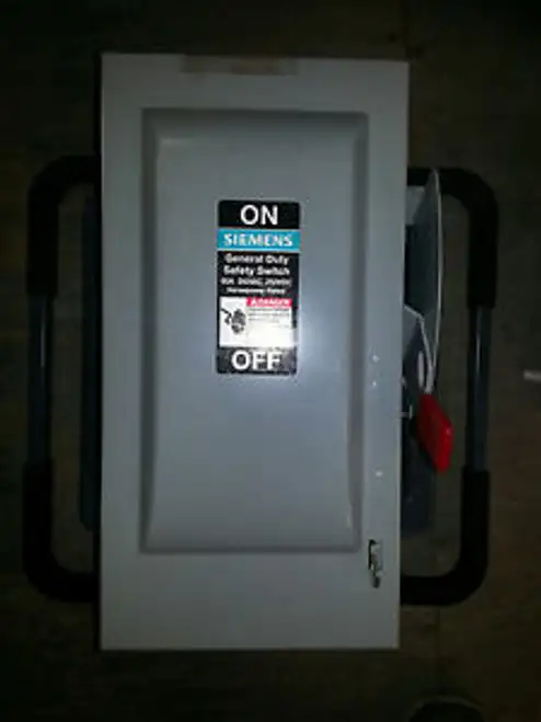 Gf322N Siemens Safety Switch 60Amp 3Pole