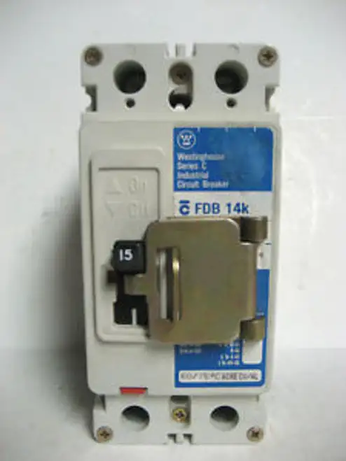 Westinghouse 15 Amp 2 Pole Series C Fdb 14K Fd2015 C-32A