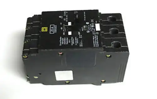 Square D Egb 25A 3P Circuit Breaker Cat Egb34025 ... Wj-85