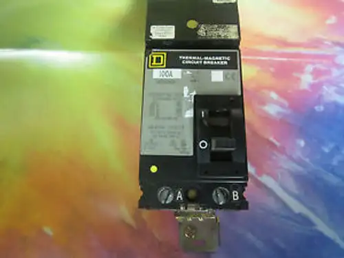 Square D Type Fa Fa26100Ab 100A 2P Circuit Breaker ............Wb-66