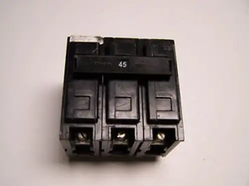 Cutler Hammer 45A Qbhw3045H Circuit Breaker S-15B
