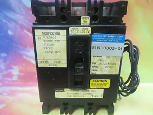 Westinghouse Eb Frame 3 Pole 50 Amp Eb3050 Circuit Breaker .........Wa-88
