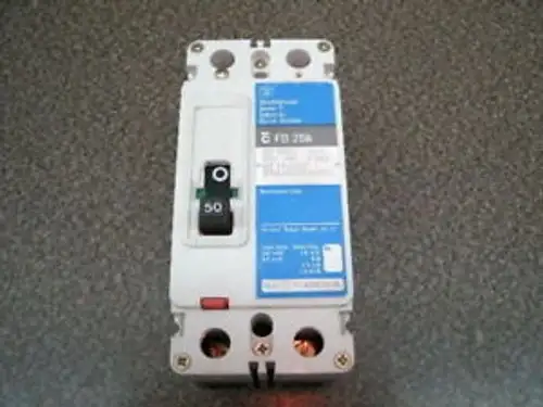 Westinghouse Fd-25K 50A 600Vac 2 Pole Circuit Breaker