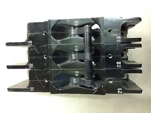 219-3-2600-403 Airpax Circuit Breaker 3 Pole 62A