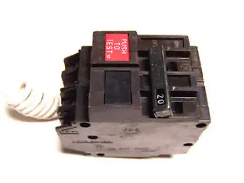 General Electric Thqb - Gfci Type Breaker ... Thqb2120Gf .. 20A ..2P .. H-21A