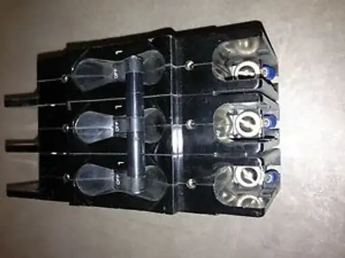 219-3-1-60-8-5-1 Airpax Circuit Breaker 3 Pole 1A