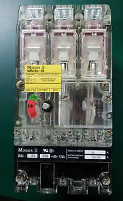 Moeller Zm6-33-200-Obi-Cna 100 To 200Amp Adjustable Circuit Breaker3 Pole