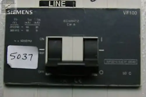 Siemens 3Vf2214-0Jc41-0Aa0 Circuit Breaker 16A Din Rail Mount