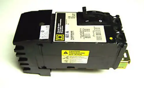 Square D 60 Amp 2 Pole I-Line Circuit Breaker Fa26060Ab ......Wb-63A