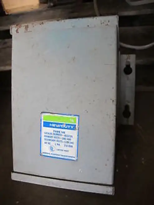 Gs Hs1F2A 2 Kva 1 Phase 240X480 X 120/240 Volt Transformer - T262