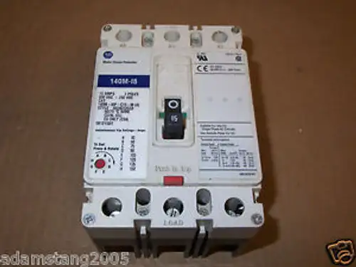 Allen Bradley 140M-18P-C15-Ma 3 Pole 15 Amp Circuit Breaker