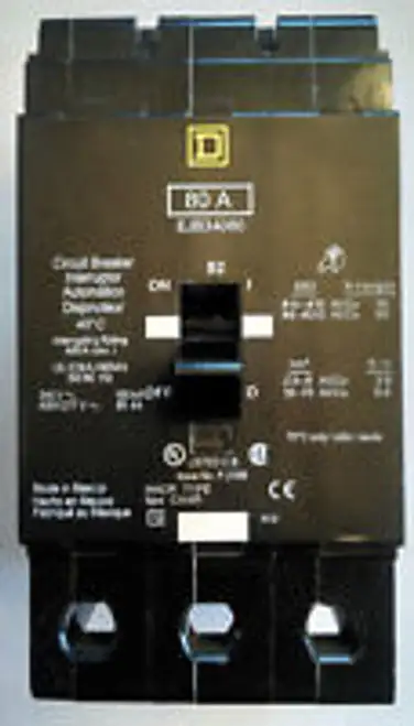 Square D Ejb34080 80-Amp 3-Phase Circuit Breaker