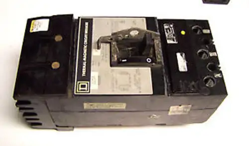 Square D Circuit Breaker 3 Pole 225 Amp Cat Kh36225 ... Wc-31
