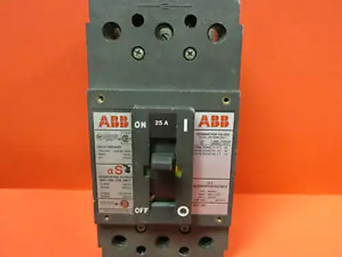 Abb Molded Case Switch 25A 3P 480V Type Es ... Vc-47