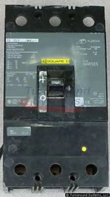 Square D Kaf362501039-Dg1 Circuit Breaker 250 Amp 600 Volt Shunt Trip