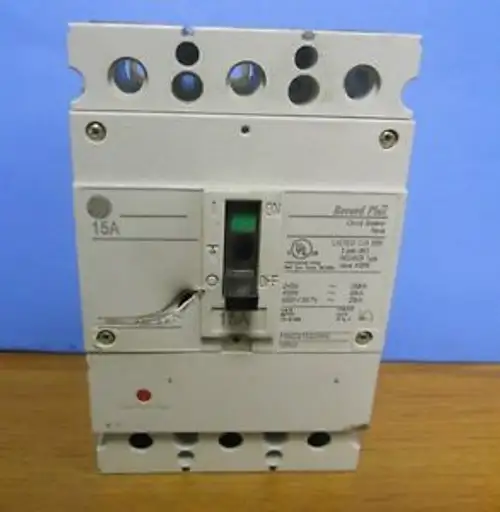 General Electric 15 Amp 3 Pole Circuit Breaker Fbn36Te015Rv ...... Wb-33