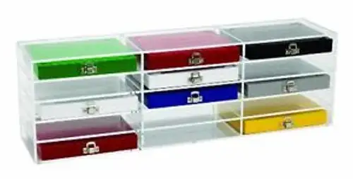 Heathrow Scientific Hd159890B Acrylic Clear Storage Rack 50-Place And 100-Place