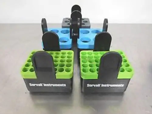 R120450 Lot (5) Sorvall Rotor Bucket Inserts Max Allowable 750g