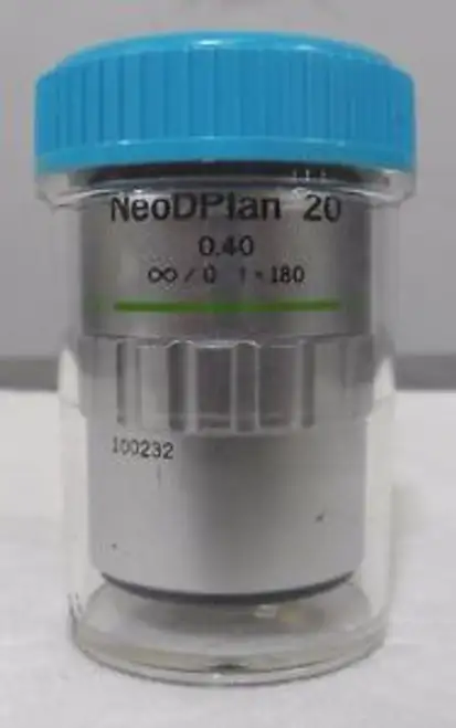 C126377 Olympus 100232 IC20 NeoDPlan 20 0.40 ?/0 f=180 Microscope Objective Lens