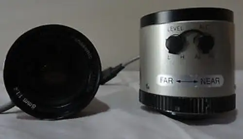 panasonic wv-la16a and wv-la8a Tv Camera Lenses 16 mm 8 mm