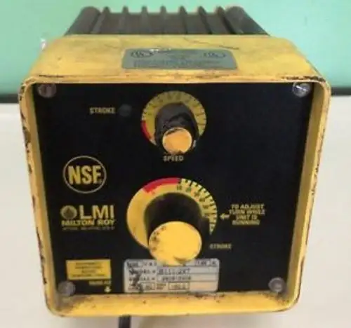 LMI Milton Roy Electromagnetic Dosing Pump Model B111-297 30 DAY GUARANTEE