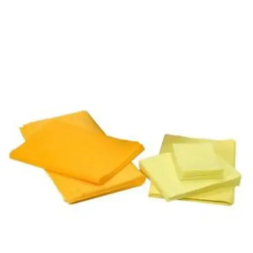 Hospeco TaskBrand DU-N1010 Yellow Quarter-Fold Poly Packed Mineral Oil 21 x