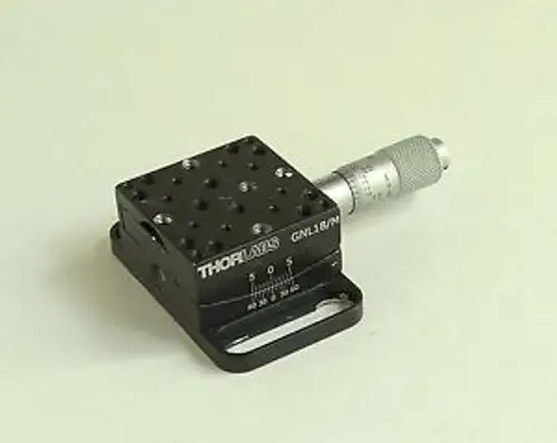 Thorlabs Gnl18/M Goniometer Stage With Micrometer Metric-Modded
