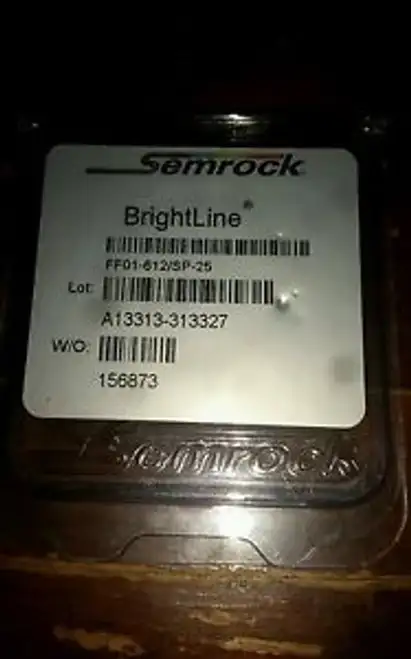 Semrock Brightline Ff01-612/Sp-25 Bright Line 25Mm Flourescence Laser Filter