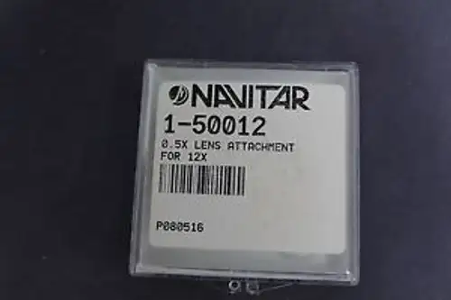 Navitar 1-50012 0.5X Lens Attachment For 12X Zoom Lens