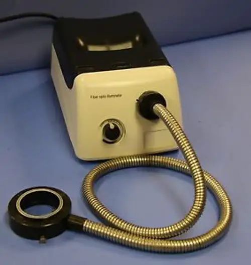 (1 Opti-Vision Ma311101 Fiber Optic Illuminator With Ma321101 Ring Light 5