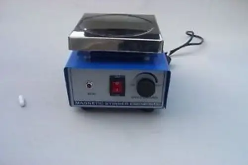 Magnetic Stirrer With Hot Plate 2 Ltr Capacity & Teflon Ajanta Aei-118