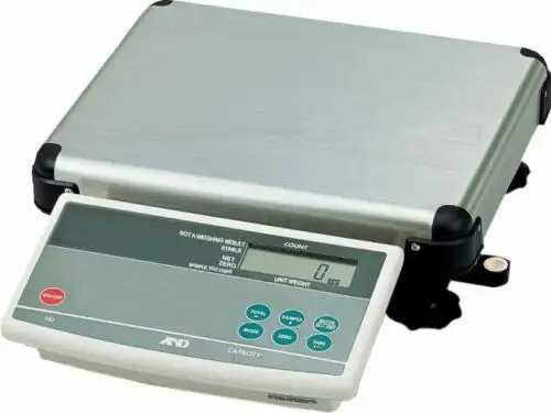 A&D HD-60KA Counting Scale 60 kg x 10 g/ 120 x 0.02 lb Pan 11.8 x 15"