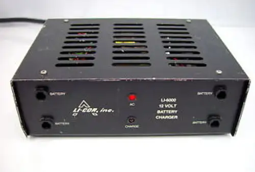 Li-Cor Li-6020 Gas Analyzer 12 Volt Lead-Acid Battery Charger 12V Li-6000