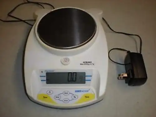 Adam Hcb3001 Highland Portable Precision Balance - Powers Up And Weighs As Shown