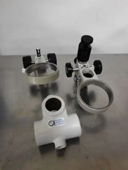 R125135 Lot Of Microscope Parts Including Focusing Racks & Cross Piece