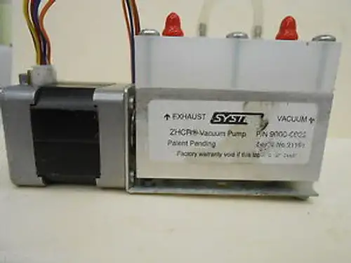 Systec Zhcr Vacuum Pump 9000-0922 & Astrosyn 17Pm-K448-02V Stepper Motor