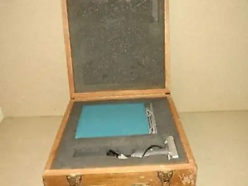 Hughes 4000 Laser Power Supply W/ 3222H-C Laser W/ Wood Case -A