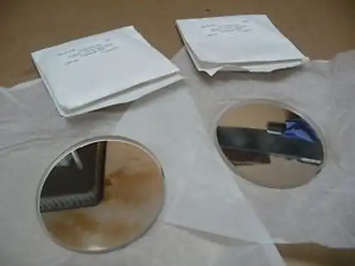 Lot Of 2 Jml Optics 20-00-830154 Precision Laser Lens / Mirror Approx 3-3/8