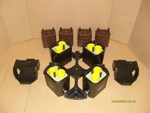 Heraeus Sepatech 2705 Rotor W/ 7586 / 8030 Buckets And C1726-17 C1726-15 Inserts