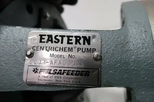 Eastern ECJ2-AFACCNSS Centrichem Centrifugal Pump Stainless 1/2in