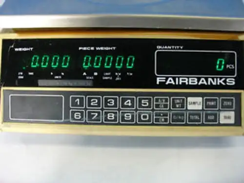 Balanza Cuentapiezas Fairbanks 45-7013 20Lb X .005 Lb Capacidad